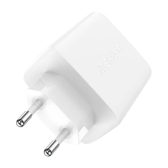 Fali töltő Acefast A41 , 2x USB-C + USB, GaN 65W (fehér)