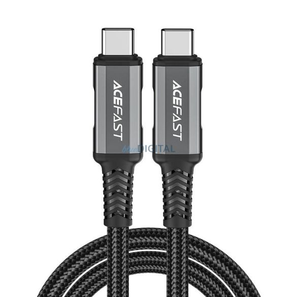 Acefast C1-09 Kábel USB-C-USB-C, 48W, 1m (fekete-szürke)