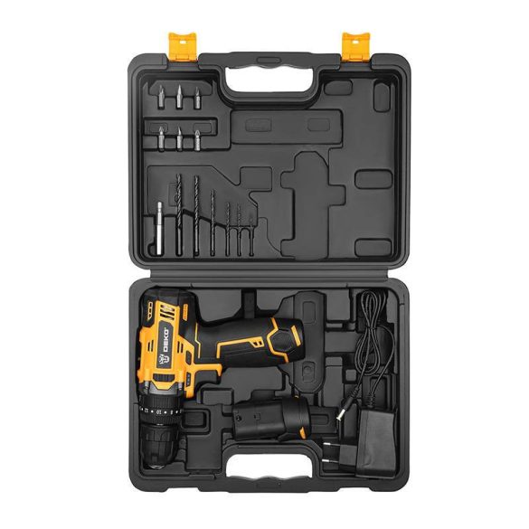 Deko Tools DKCD12XL01-5S3 Akkumulátoros fúrógép, 12V