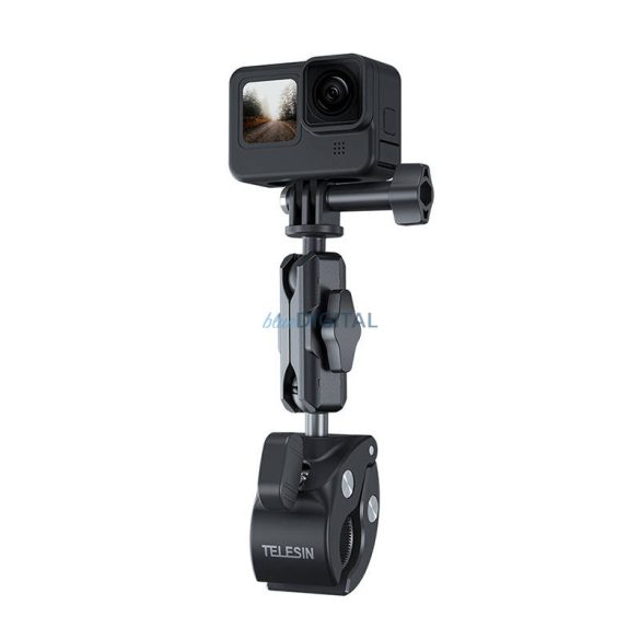 TELESIN Univerzális kormányrúdra rögzíthető kamera és okostelefon tartó (műanyag) GP-HBM-003