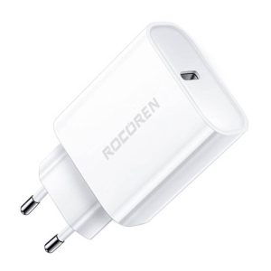 Rocoren PD 20W USB-C Gyorstöltő (fehér)