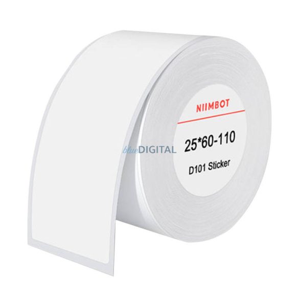 Hőpapíros címke Niimbot 25x60 mm, 110 db (fehér)