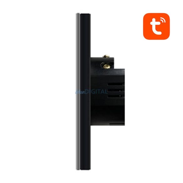 Intelligens villanykapcsoló WiFi Avatto TS02-EU-B1 1 Way TUYA (fekete)