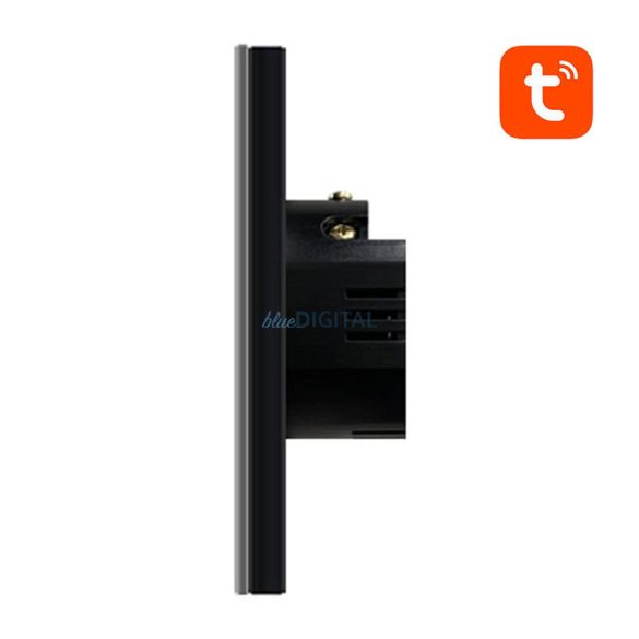 Intelligens villanykapcsoló WiFi Avatto TS02-EU-B2 2-utas (fekete)