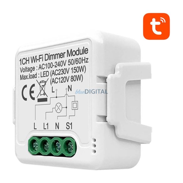 Smart Dimmer kapcsoló modul WiFi Avatto N-DMS01-1 TUYA N-DMS01-1 TUYA