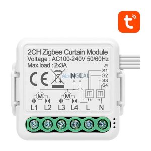 Intelligens függönykapcsoló modul ZigBee Avatto N-ZCSM01-2 TUYA