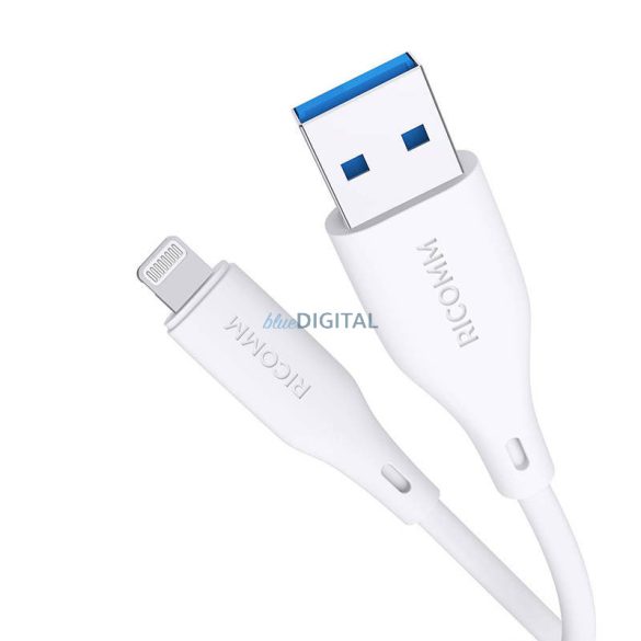 USB-A Lightning kábel Ricomm RLS007ALW 2.1m