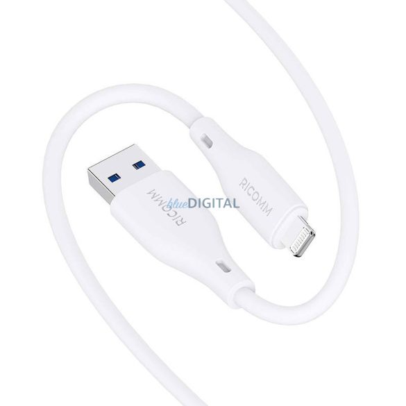 USB-A Lightning kábel Ricomm RLS004ALW 1.2m