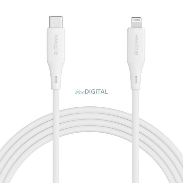 USB-C Lightning kábel Ricomm RLS004CLW 1,2m