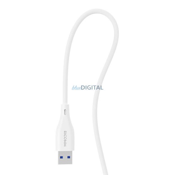 USB-A USB-C kábel Ricomm RLS004ACW 1,2m