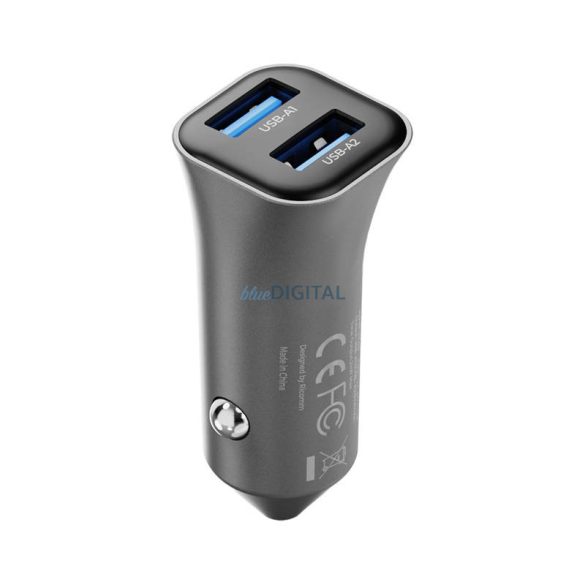 Autós töltő 24W Ricomm RA241 2xUSB-A 2xUSB-A