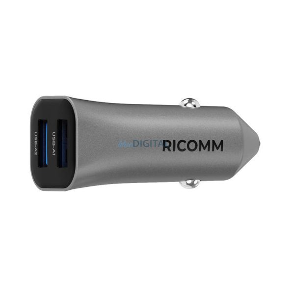 Autós töltő 24W Ricomm RA241 2xUSB-A 2xUSB-A