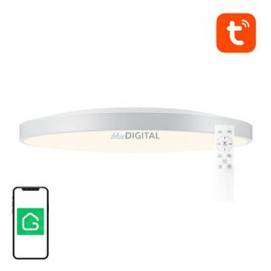 Intelligens mennyezeti lámpa 32cm WiFi/Bluetooth 16M RGBCW Gosund LB11 1920lm Tuya + távirányító.