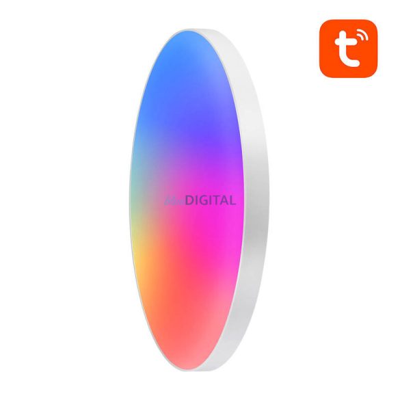 Intelligens mennyezeti lámpa 30cm Bluetooth 16M RGBCW Gosund LB13 1600lm Tuya + távirányító.