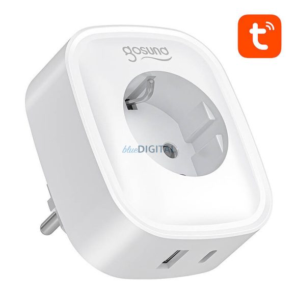 Gosund SP6 16A USB-C 20W Tuya smart WiFi/Bluetooth aljzat