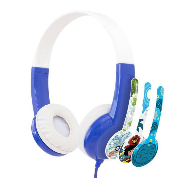 Vezetékes fejhallgató gyerekeknek Buddyphones Discover (kék)