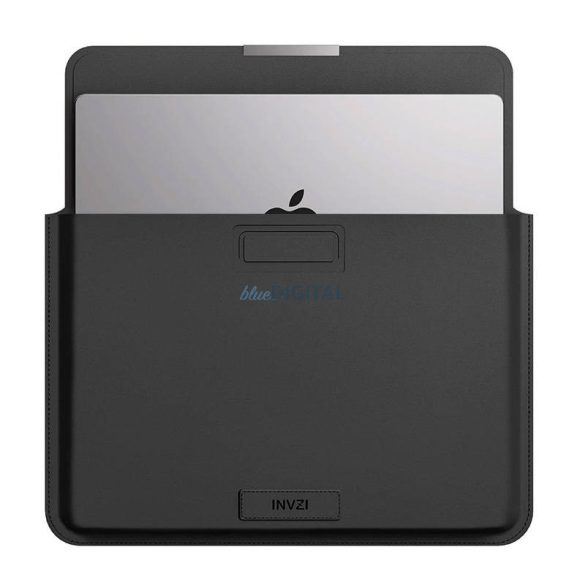 INVZI Bőr tok / CoverStand funkció MacBook Pro/Air 13"/14" (fekete)