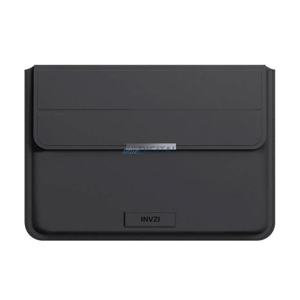 INVZI Bőr tok / CoverStand funkció MacBook Pro/Air 15"/16" (fekete)