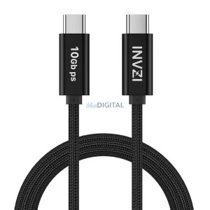 USB-C / USB 3.2 Gen2 kábel 100W 10Gbps, 2m (fekete)