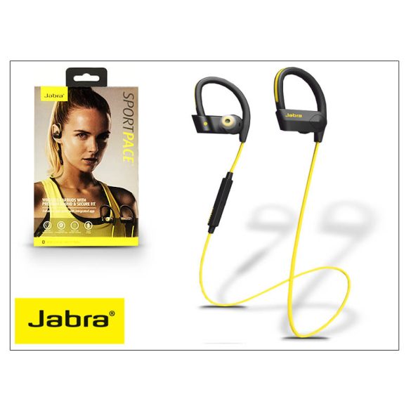 Jabra Sport Pace Bluetooth sztereó headset v4.0 - MultiPoint - black/yellow