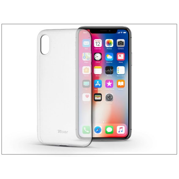 Apple iPhone X/XS szilikon hátlap - Roar All Day Full 360 - átlátszó