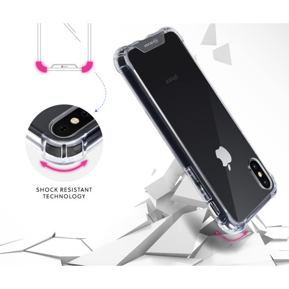 Apple iPhone 7 Plus/iPhone 8 Plus szilikon hátlap - Roar Armor Gel - átlátszó
