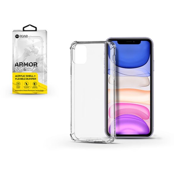 Apple iPhone 11 szilikon hátlap - Roar Armor Gel - átlátszó