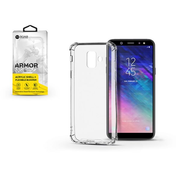 Samsung A600F Galaxy A6 (2018) szilikon hátlap - Roar Armor Gel - transparent