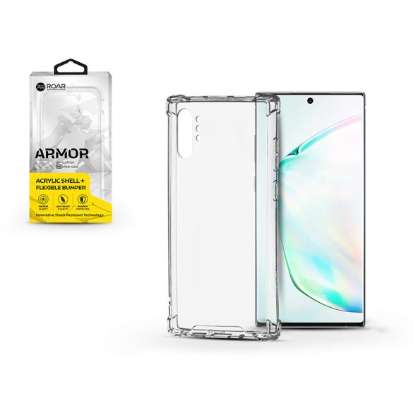 Samsung N975F Galaxy Note 10+ szilikon hátlap - Roar Armor Gel - transparent