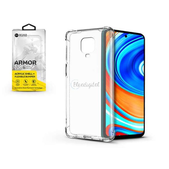 Xiaomi Redmi Note 9 Pro/Note 9S szilikon hátlap - Roar Armor Gel - átlátszó