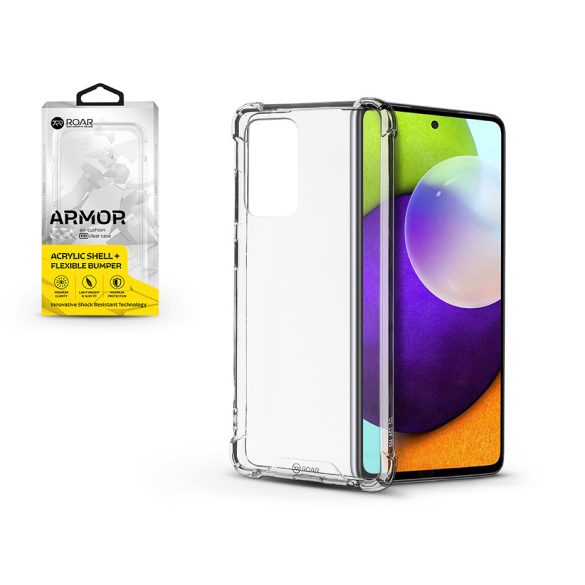 Samsung A525F Galaxy A52/A526B Galaxy A52 5G szilikon hátlap - Roar Armor Gel - átlátszó