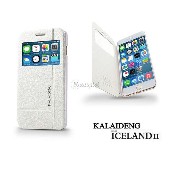 Apple iPhone 6 Plus flipes tok - Kalaideng Iceland 2 Series View Cover - fehér