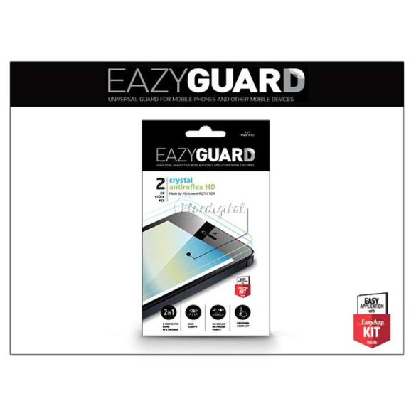 EazyGuard képernyővédő fólia - 6,4" univerzális 2 db/csomag (Crystal/Antireflex HD) 144x74 mm