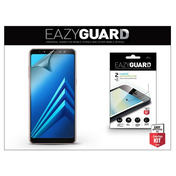 Samsung A730F Galaxy A8 Plus (2018) képernyővédő fólia - 2 db/csomag (Crystal/Antireflex HD)