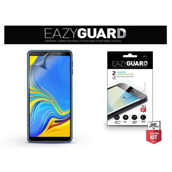 Samsung A750F Galaxy A7 (2018) képernyővédő fólia - 2 db/csomag (Crystal/Antireflex HD)