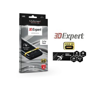 Samsung G955F Galaxy S8 Plus hajlított képernyővédő fólia - MyScreen Protector  3D Expert Pro Shield 0.15 mm - átlátszó