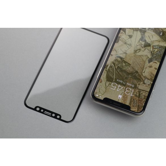 Samsung N970F Galaxy Note 10 edzett üveg képernyővédő fólia - MyScreen Protector Impact Glass Edge hajlított 3D Fullcover - fekete