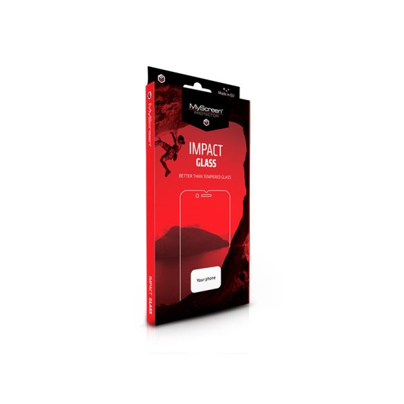 OnePlus 7T edzett üveg képernyővédő fólia - MyScreen Protector Impact Glass Edge hajlított 3D Fullcover - fekete