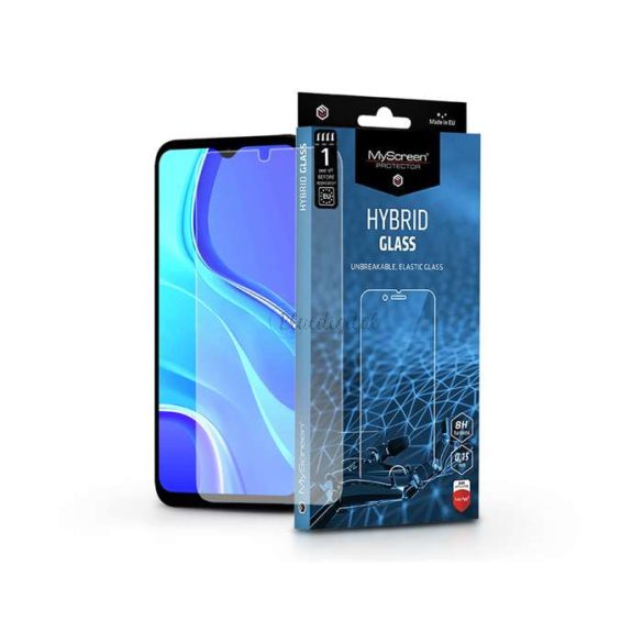 Xiaomi Redmi 9 rugalmas üveg képernyővédő fólia - MyScreen Protector Hybrid     Glass - átlátszó