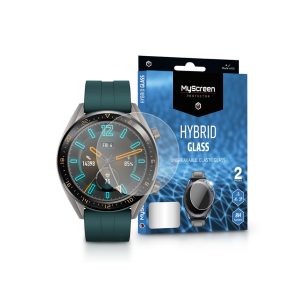 Huawei Watch GT Active rugalmas üveg képernyővédő fólia - MyScreen Protector    Hybrid Glass - 2 db/csomag - átlátszó