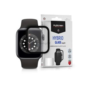 Apple Watch Series 6/SE (40 mm) üveg képernyővédő fólia - MyScreen Protector Hybrid Glass Edge 3D - 1 db/csomag - fekete