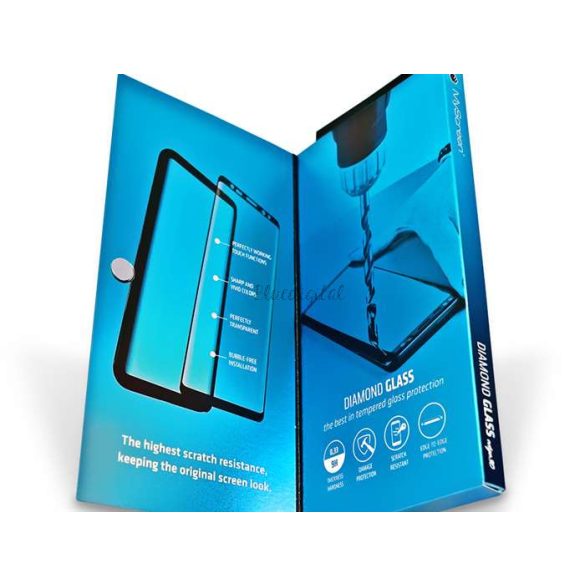 Samsung G960F Galaxy S9 edzett üveg képernyővédő fólia ívelt kijelzőhöz -       MyScreen Protector Diamond Glass Edge3D - fekete