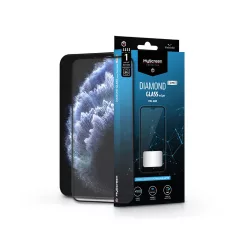   Apple iPhone X/XS/11 Pro edzett üveg képernyővédő fólia - MyScreen Protector    Diamond Glass Lite Edge2.5D Full Glue - fekete