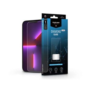 Apple iPhone 13 Pro Max/14 Pro Max/14 Plus edzett üveg képernyővédő fólia -     MyScreen Protector Diamond Glass Lite Full Glue - átlátszó