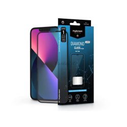   Apple iPhone 13/13 Pro/14/14 Pro edzett üveg képernyővédő fólia - MyScreen      Protector Diamond Glass Lite Edge2.5D Full Glue - fekete