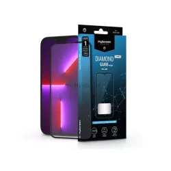   Apple iPhone 13 Pro Max/14 Pro Max/14 Plus edzett üveg képernyővédő fólia -     MyScreen Protector Diamond Glass Lite Edge2.5D Full Glue - fekete