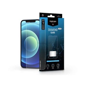 Apple iPhone 12/12 Pro edzett üveg képernyővédő fólia - MyScreen Protector      Diamond Glass Lite Full Glue - átlátszó