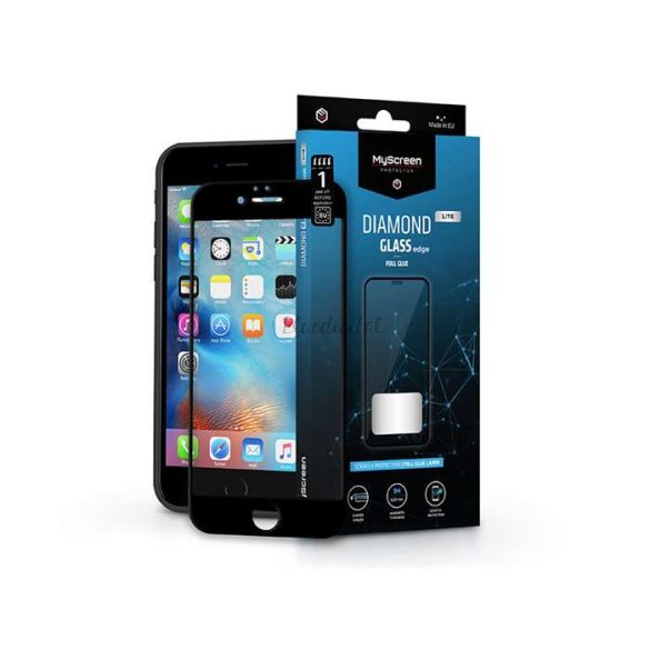 Apple iPhone 6 Plus/iPhone 6S Plus edzett üveg képernyővédő fólia - MyScreen    Protector Diamond Glass Lite Edge2.5D Full Glue - fekete