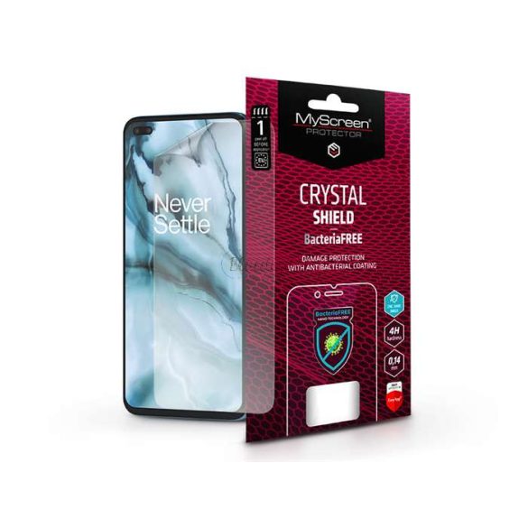 OnePlus Nord képernyővédő fólia - MyScreen Protector Crystal Shield BacteriaFree- 1 db/csomag - átlátszó