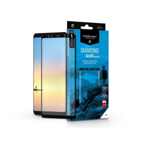 Samsung N950F Galaxy Note 8 edzett üveg képernyővédő fólia ívelt kijelzőhöz -   MyScreen Protector Diamond Glass Edge3D - fekete